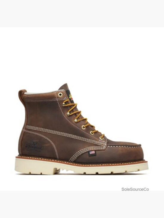 Steel Toe Moc Toe Work Boots Men Slip Resistant ASTM Rated main image 5